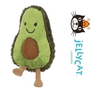 Jellycat | Green and Brown Amuseables Avocado | Size Small 6"